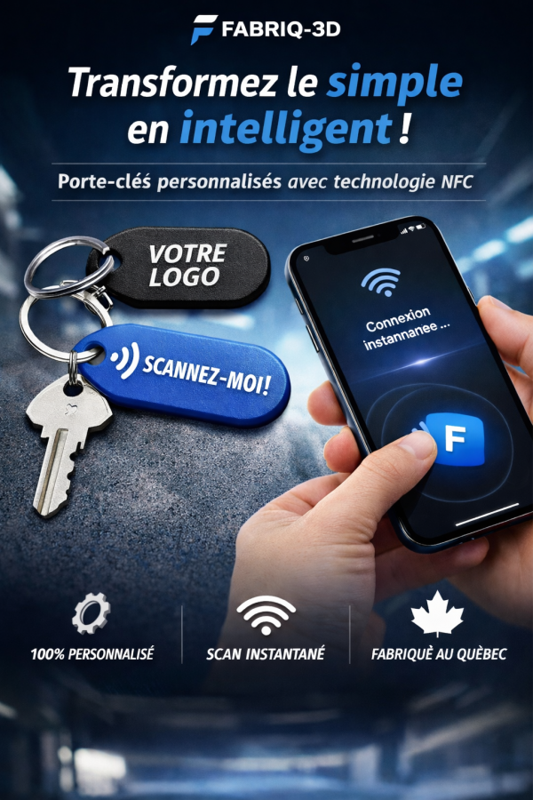 Porte-clé NFC personnalisé